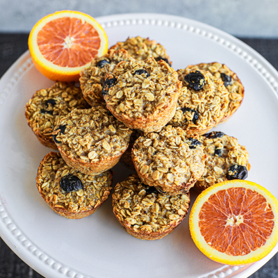 Darling Cara Cara Cranberry Baked Oatmeal Cups