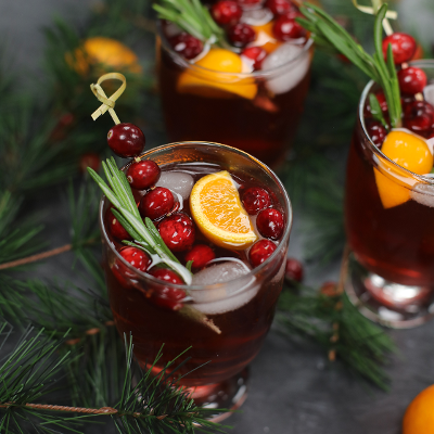 Holiday Clementine Cranberry Cocktail-1-2