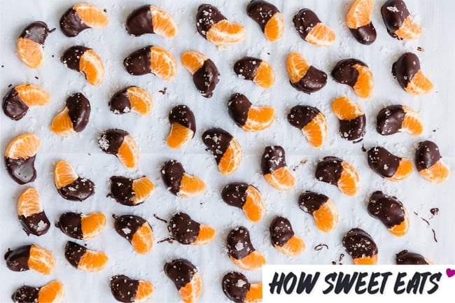 How Sweet Eats Chocolate Dipped Clementines