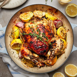 Lemon zaatar roasted chicken VyTran 2