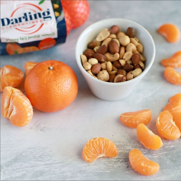 Clementines and nuts